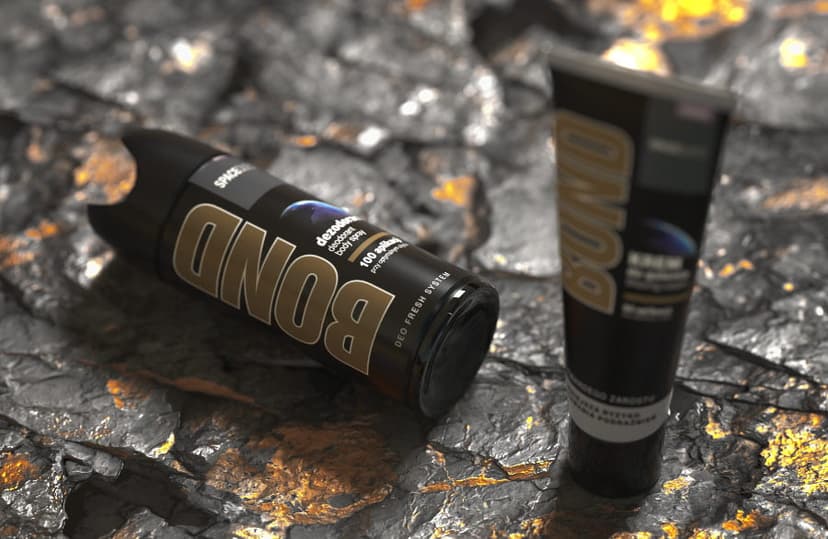 Bond kosmetyki - wizualizacja produktu